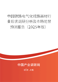 中國鐵路電氣化線路器材行業現狀調研分析及市場前景預測報告（2025年版）