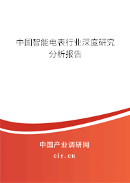 中國智能電表行業(yè)深度研究分析報(bào)告