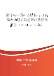 全球與中國α-乙酰基-γ-丁內酯市場研究及前景趨勢預測報告（2024-2030年）