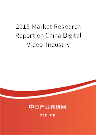 2013 Market Research Report on China Digital Video  Industry