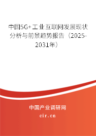 中國5G+工業互聯網發展現狀分析與前景趨勢報告（2025-2031年）