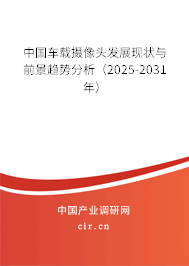中國車載攝像頭發展現狀與前景趨勢分析（2025-2031年）