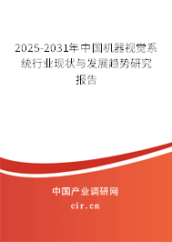 2025-2031年中國機器視覺系統行業現狀與發展趨勢研究報告