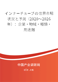 インナーチューブの世界市場狀況と予測（2020～2026年）：企業·地域·種類·用途別