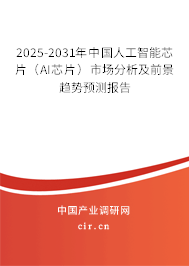 2025-2031年中國人工智能芯片（AI芯片）市場分析及前景趨勢預測報告