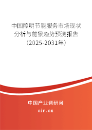 中國照明節能服務市場現狀分析與前景趨勢預測報告（2025-2031年）