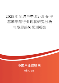 2025年全球與中國(guó)2-溴-6-甲基苯甲酸行業(yè)現(xiàn)狀研究分析與發(fā)展趨勢(shì)預(yù)測(cè)報(bào)告