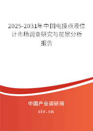 2025-2031年中國電接點液位計市場調查研究與前景分析報告