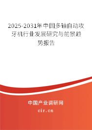 2025-2031年中國多軸自動攻牙機行業發展研究與前景趨勢報告