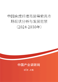 中國合成纖維吊裝帶索具市場現狀分析與發展前景（2024-2030年）