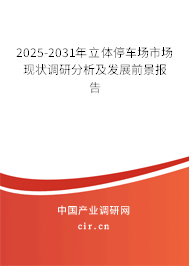 2025-2031年立體停車場市場現狀調研分析及發展前景報告