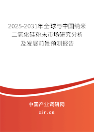 2025-2031年全球與中國納米二氧化硅粉末市場研究分析及發展前景預測報告