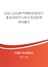 中國智能家電行業現狀調研分析及發展趨勢預測報告（2025年版）