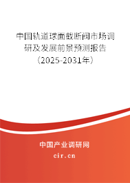 中國軌道球面截斷閥市場調研及發展前景預測報告（2025-2031年）