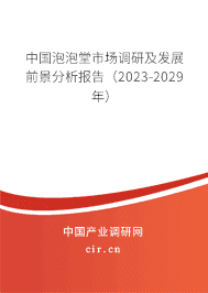 中國泡泡堂市場調(diào)研及發(fā)展前景分析報(bào)告（2023-2029年）