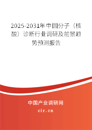 2025-2031年中國分子（核酸）診斷行業調研及前景趨勢預測報告