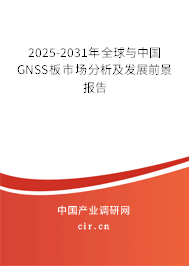 2025-2031年全球與中國GNSS板市場分析及發展前景報告