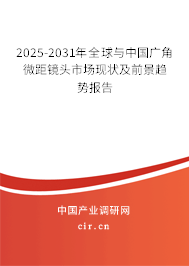 2025-2031年全球與中國廣角微距鏡頭市場現狀及前景趨勢報告