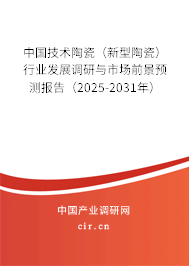 中國技術陶瓷（新型陶瓷）行業發展調研與市場前景預測報告（2025-2031年）