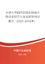 全球與中國內窺鏡處理器市場調查研究與發展趨勢預測報告（2025-2031年）