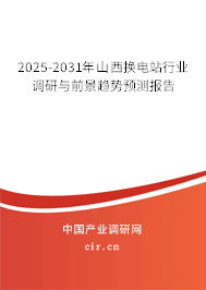 2025-2031年山西換電站行業調研與前景趨勢預測報告