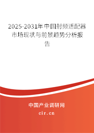 2025-2031年中國射頻適配器市場現狀與前景趨勢分析報告