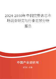 2024-2030年中國完整表芯市場調查研究與行業前景分析報告