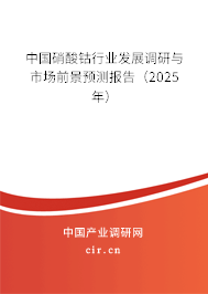 中國硝酸鈷行業發展調研與市場前景預測報告（2024年）