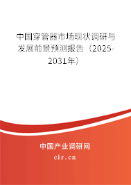 中國穿管器市場現狀調研與發展前景預測報告（2025-2031年）