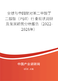 全球與中國聚對苯二甲酸丁二醇酯（PBT）行業現狀調研及發展趨勢分析報告（2022-2028年）