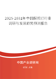 2025-2031年中國探照燈行業(yè)調(diào)研與發(fā)展趨勢預(yù)測報(bào)告