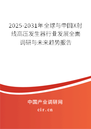 2025-2031年全球與中國X射線高壓發(fā)生器行業(yè)發(fā)展全面調(diào)研與未來趨勢報告
