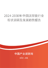 2023-2029年中國派甘能行業(yè)現(xiàn)狀調研及發(fā)展趨勢報告