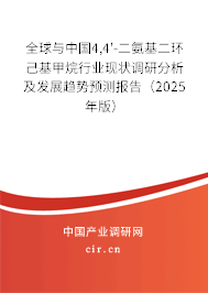 全球與中國4,4'-二氨基二環己基甲烷行業現狀調研分析及發展趨勢預測報告（2025年版）