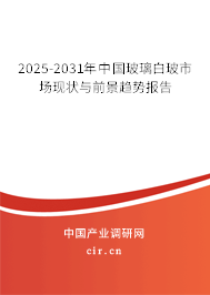 2025-2031年中國玻璃白玻市場現狀與前景趨勢報告