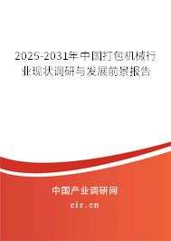 2025-2031年中國(guó)打包機(jī)械行業(yè)現(xiàn)狀調(diào)研與發(fā)展前景報(bào)告