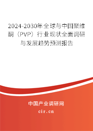2024-2030年全球與中國聚維酮（PVP）行業現狀全面調研與發展趨勢預測報告