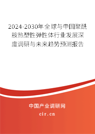 2024-2030年全球與中國聚酰胺熱塑性彈性體行業發展深度調研與未來趨勢預測報告