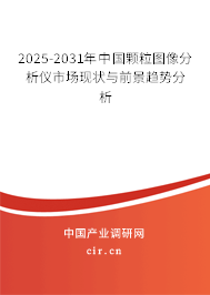 2025-2031年中國顆粒圖像分析儀市場現狀與前景趨勢分析
