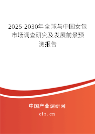 2025-2030年全球與中國女包市場調查研究及發展前景預測報告