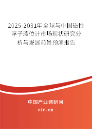 2025-2031年全球與中國磁性浮子液位計市場現狀研究分析與發展前景預測報告