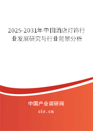 2024-2030年中國(guó)酒店燈飾行業(yè)發(fā)展研究與行業(yè)前景分析