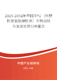 2025-2031年中國TPU（熱塑性聚氨酯彈性體）市場調研與發展前景分析報告
