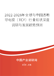 2022-2028年全球與中國透明導電膜（TCF）行業現狀深度調研與發展趨勢預測