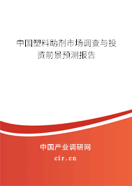 中國塑料助劑市場調查與投資前景預測報告