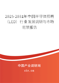 2025-2031年中國半導體照明（LED）行業發展調研與市場前景報告