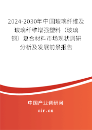 2024-2030年中國玻璃纖維及玻璃纖維增強塑料（玻璃鋼）復合材料市場現狀調研分析及發展前景報告