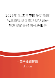 2025年全球與中國(guó)多功能燃?xì)庑孤稒z測(cè)儀市場(chǎng)現(xiàn)狀調(diào)研與發(fā)展前景預(yù)測(cè)分析報(bào)告