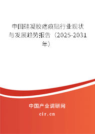 中國硅凝膠疤痕貼行業現狀與發展趨勢報告（2025-2031年）