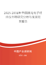 2025-2031年中國激光電子經緯儀市場研究分析與發(fā)展前景報告